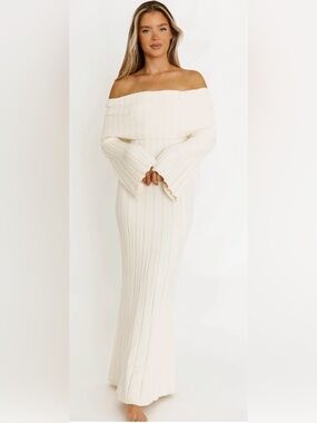 NWT Worth Collective Evella Maxi Dress in Cream XL